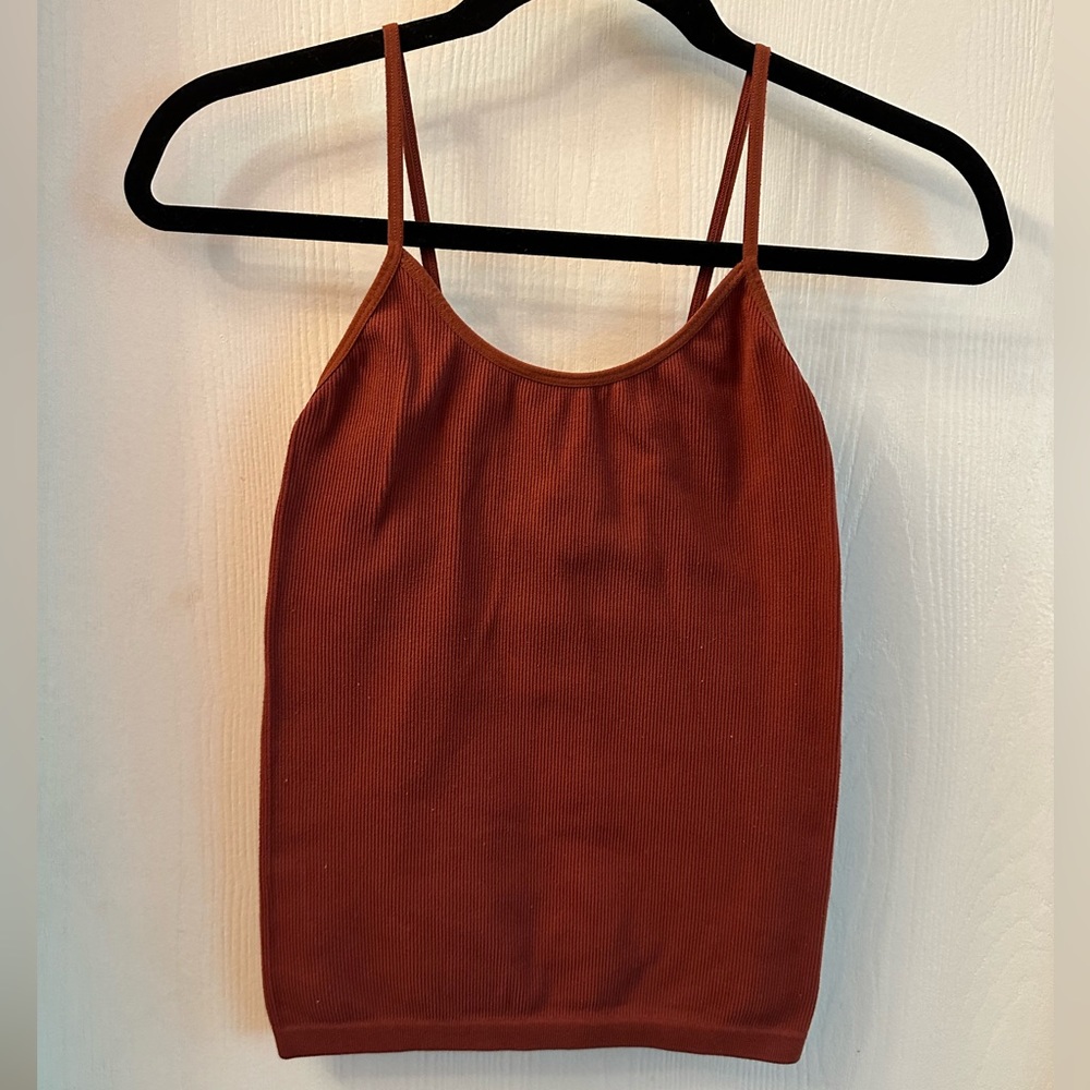 Stretchy corded tank top